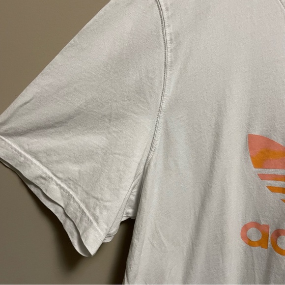 Adidas Orange Camo Trefoil Shirt Sleeve T-Shirt Men’s 2XL - Picture 5 of 9